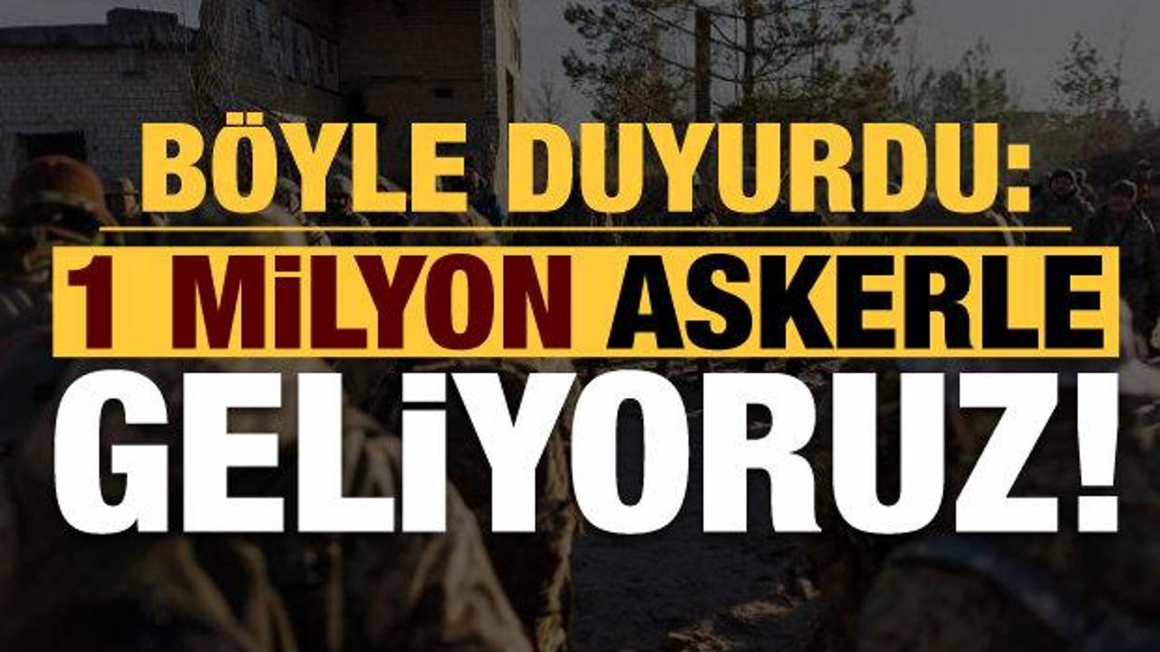 Oleksii Reznikov: 1 milyon askerle geliyoruz!