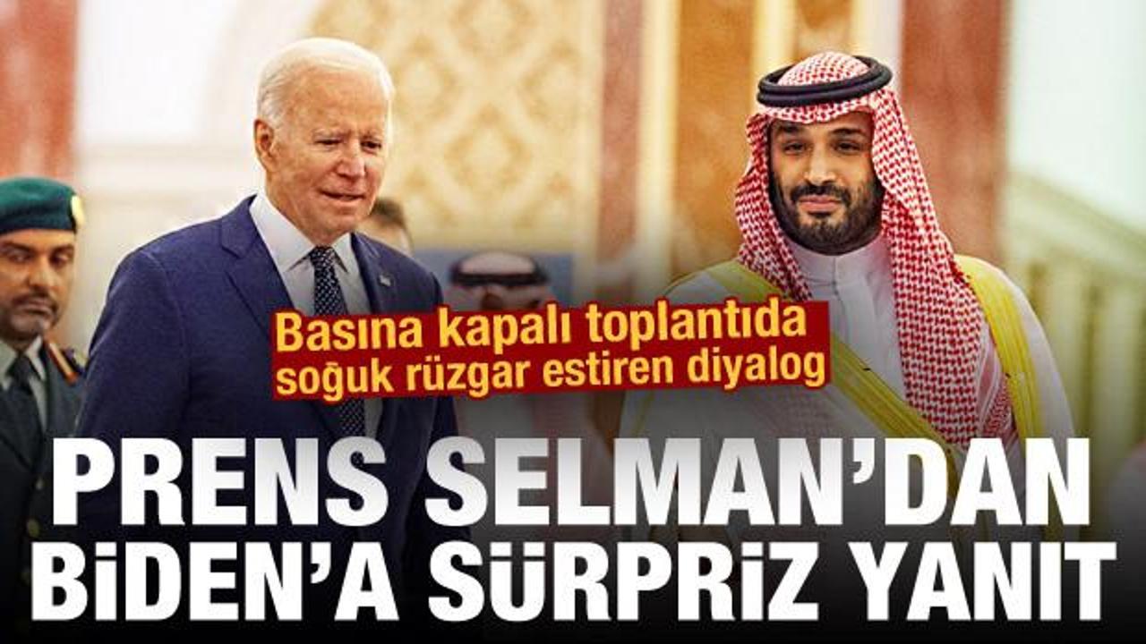 Prens Selman'dan Biden'a 'Cemal Kaşıkçı' yanıtı: Sizin de hatalarınız oldu