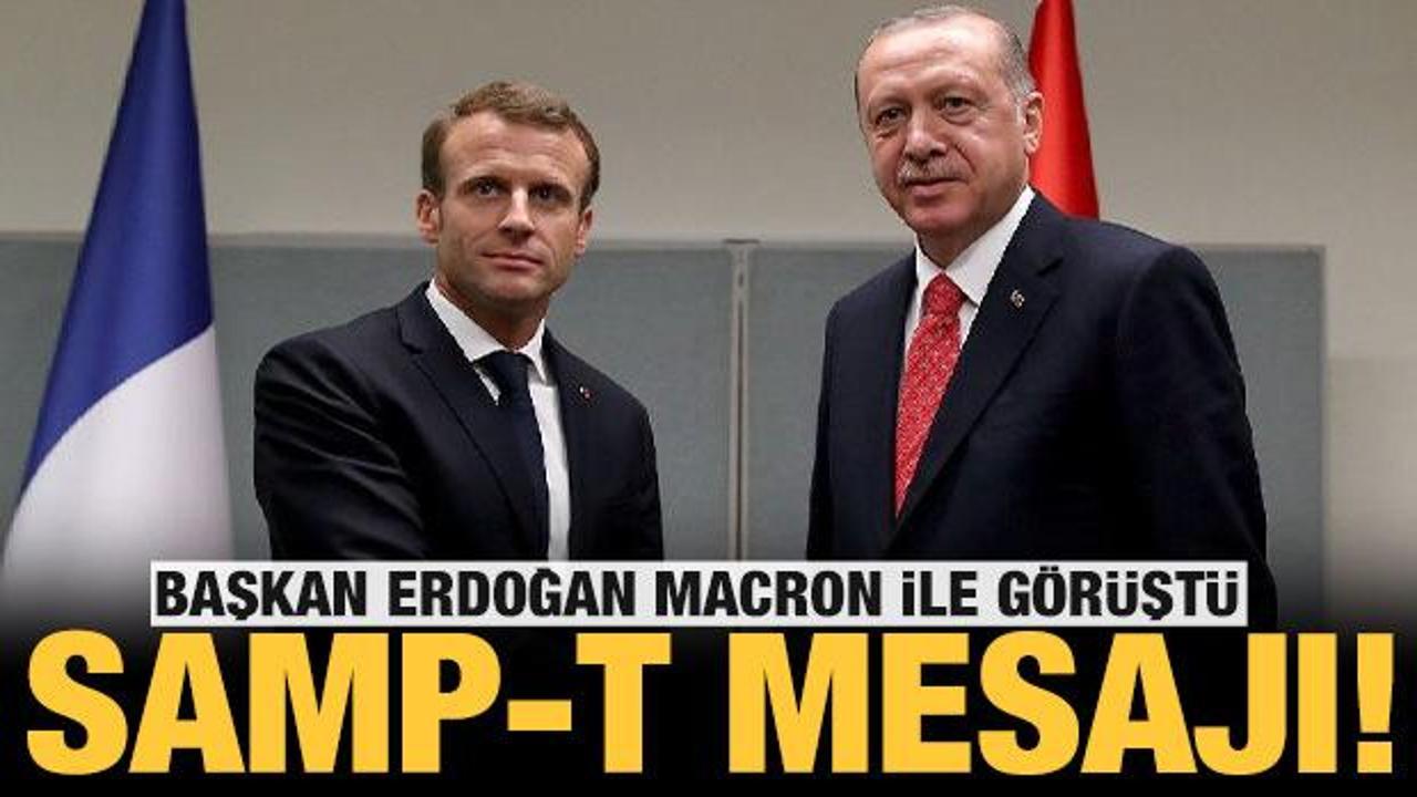 Son dakika: Erdoğan ve Macron arasında kritik görüşme!