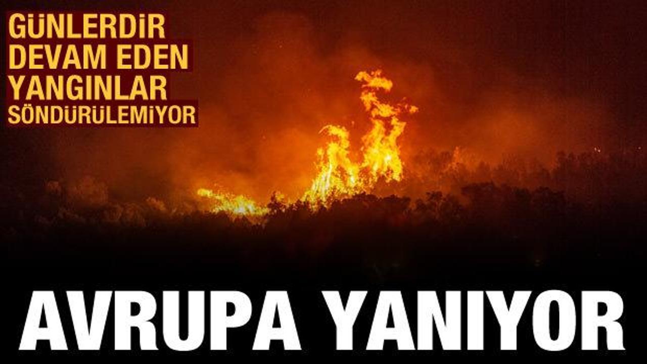 İngiltere, Fransa, İspanya ve Yunanistan... Avrupa'da orman yangınları durdurulamıyor