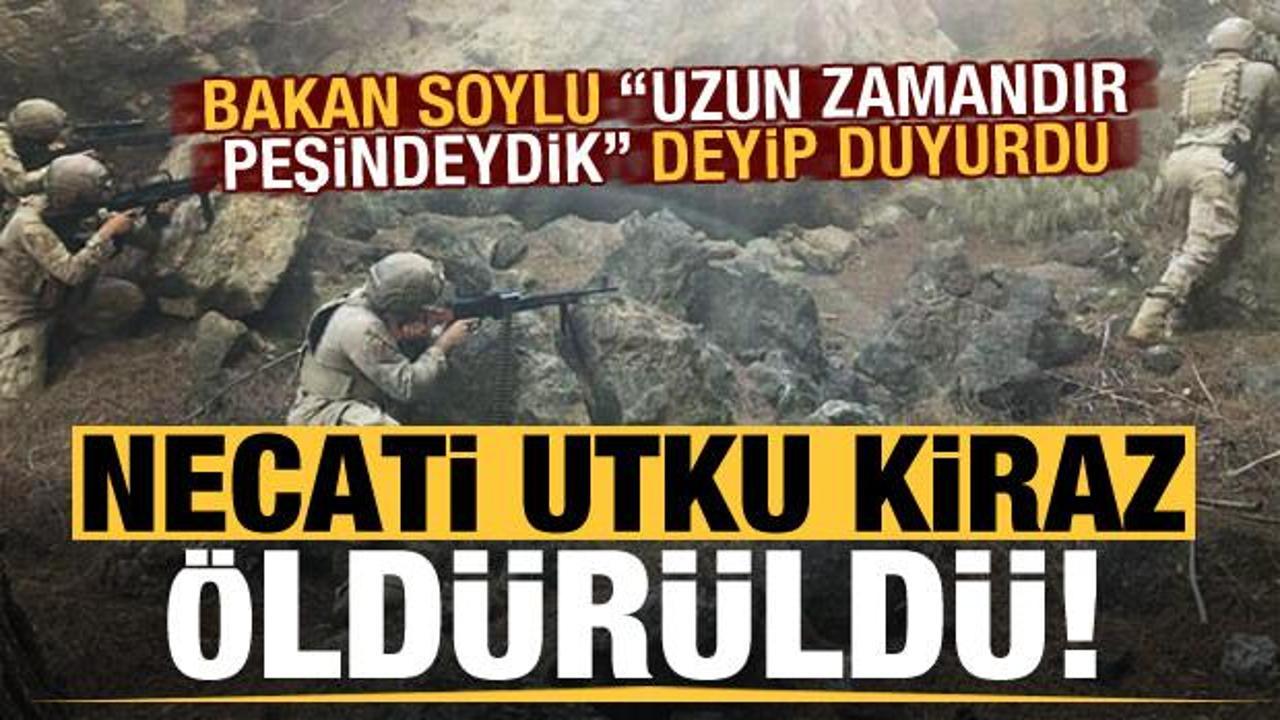 Soylu 'uzun zamandır peşindeydik' deyip duyurdu: Necati Utku Kiraz etkisiz hale getirildi!