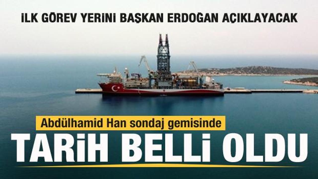 Abd&uuml;lhamid Han sondaj gemisinde tarih belli oldu! G&ouml;rev yerini Başkan Erdoğan a&ccedil;ıklayacak