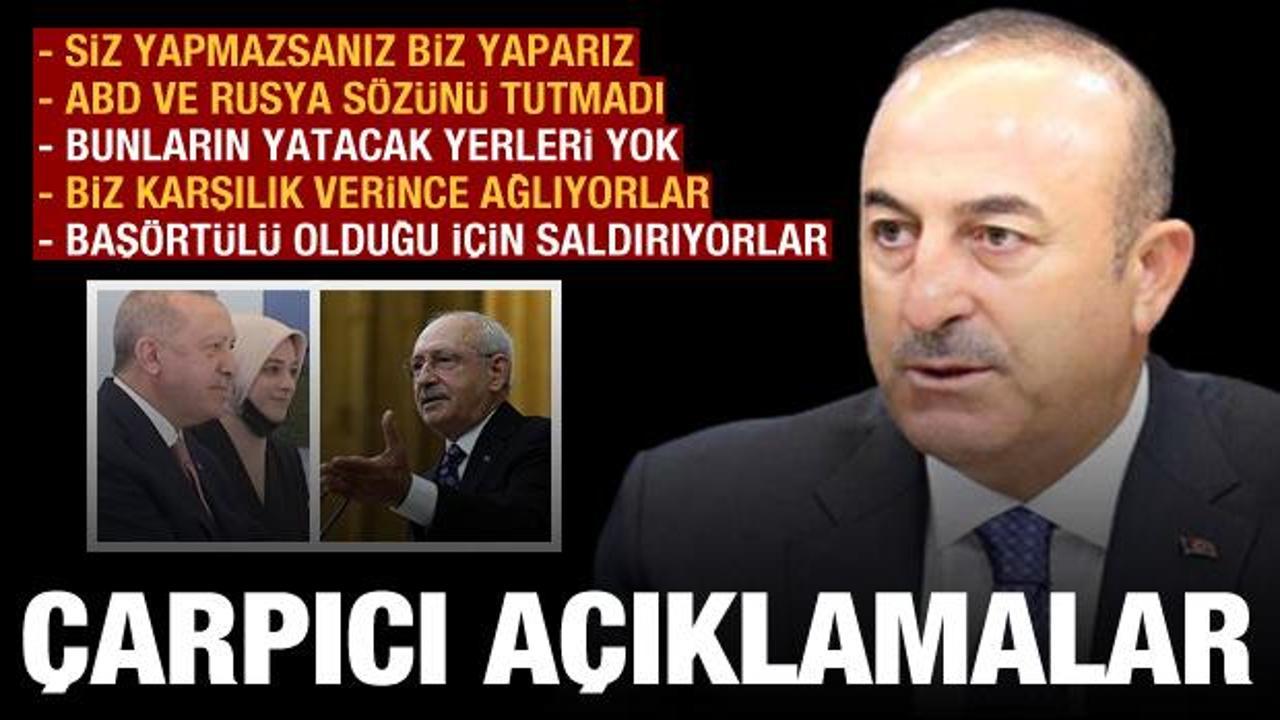 Bakan &Ccedil;avuşoğlu: ABD ve Rusya bize verdiği s&ouml;z&uuml; tutmadı