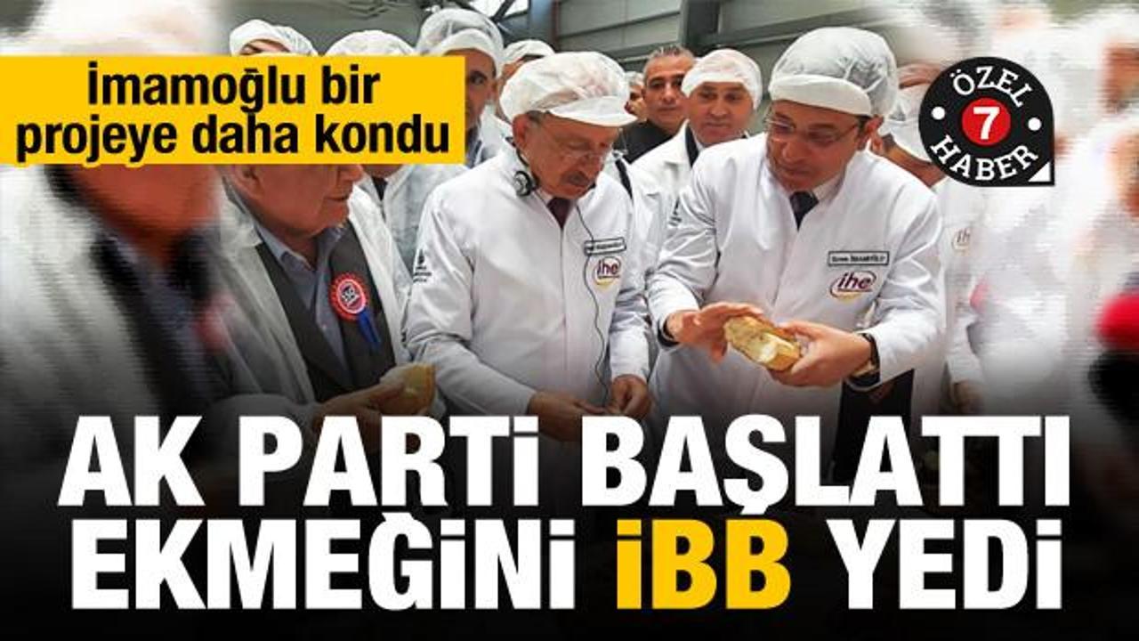 İmamoğlu bir projeye daha kondu: AK Parti başlattı, "ekmeğini" İBB yedi