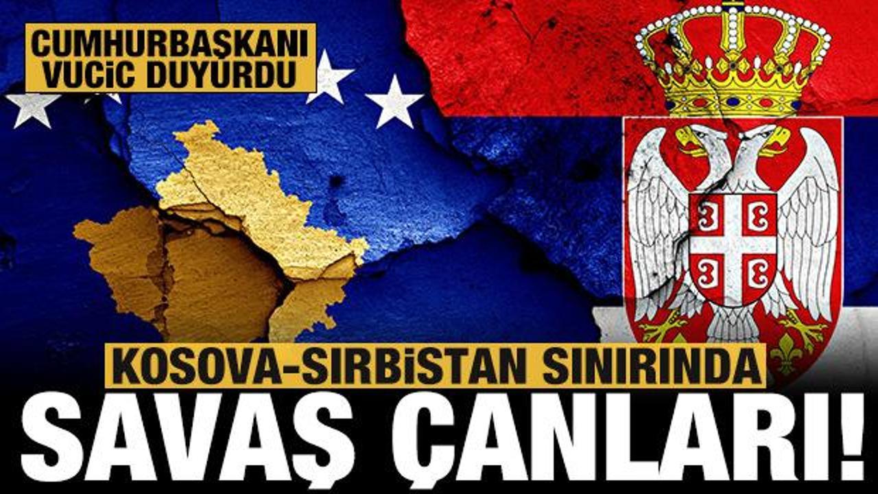 Son dakika: Kosova-Sırbistan sınırında hareketlilik: Hava saldırısı sirenleri &ccedil;alıyor!