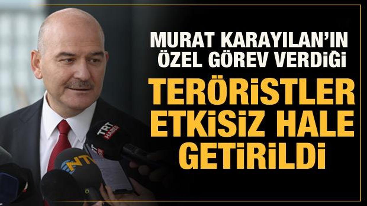 Bakan Soylu: Murat Karayılan’ın özel görev verdiği 2 terörist etkisiz hale getirildi