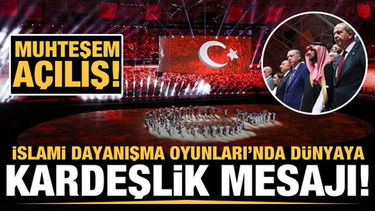 İslami Dayanışma Oyunları a&ccedil;ılış t&ouml;reni ger&ccedil;ekleştirildi!
