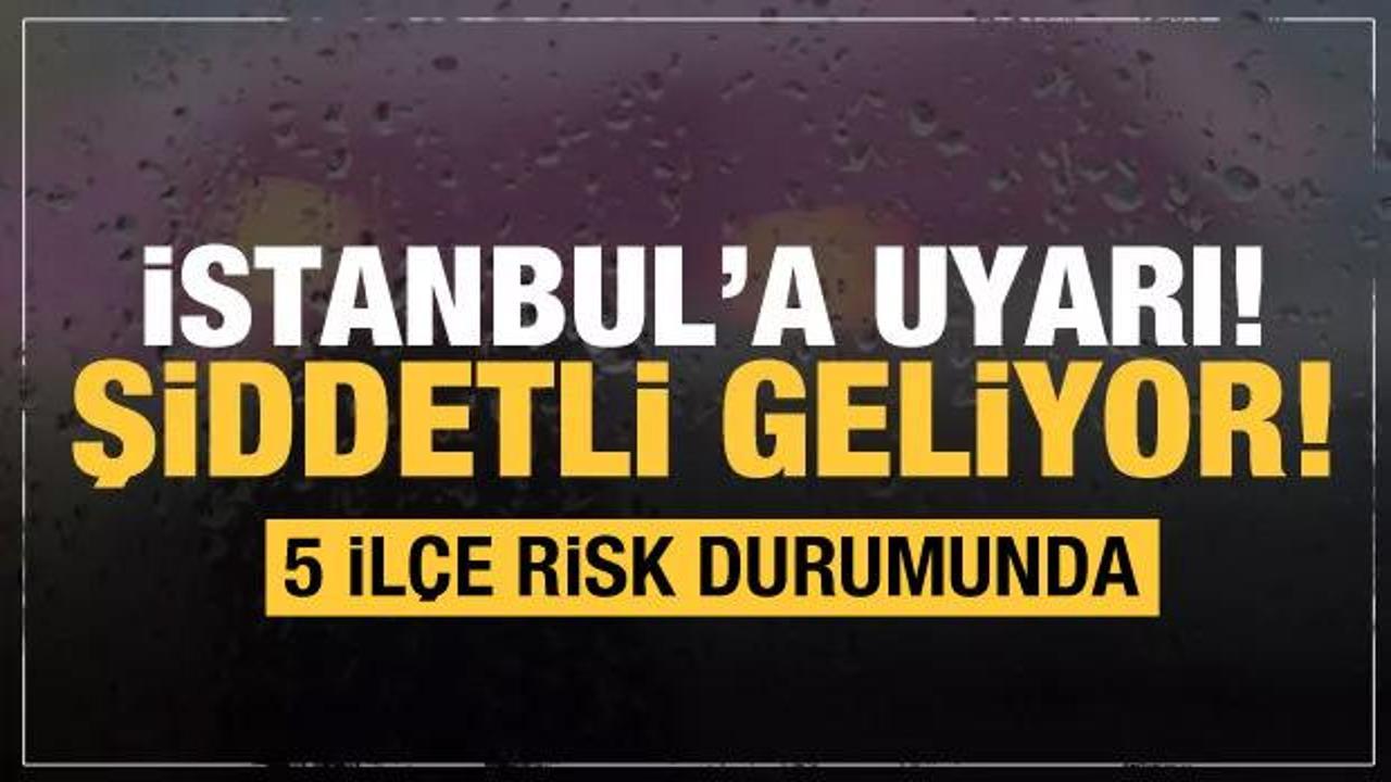 İstanbul için uyarı üstüne uyarı! SMS bile atıldı! Dışarı çıkanlar dikkat