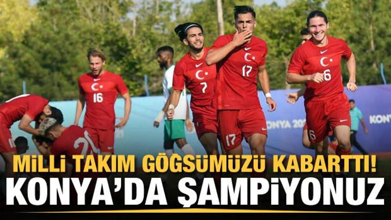 Milli Takım Konya'da şampiyon oldu!