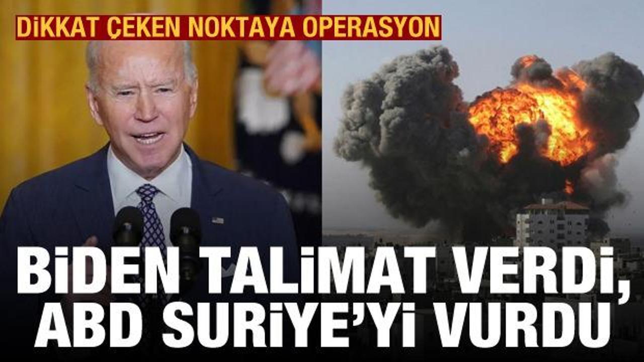 Biden talimat verdi, ABD ordusu Suriye'deki İran hedeflerini vurdu