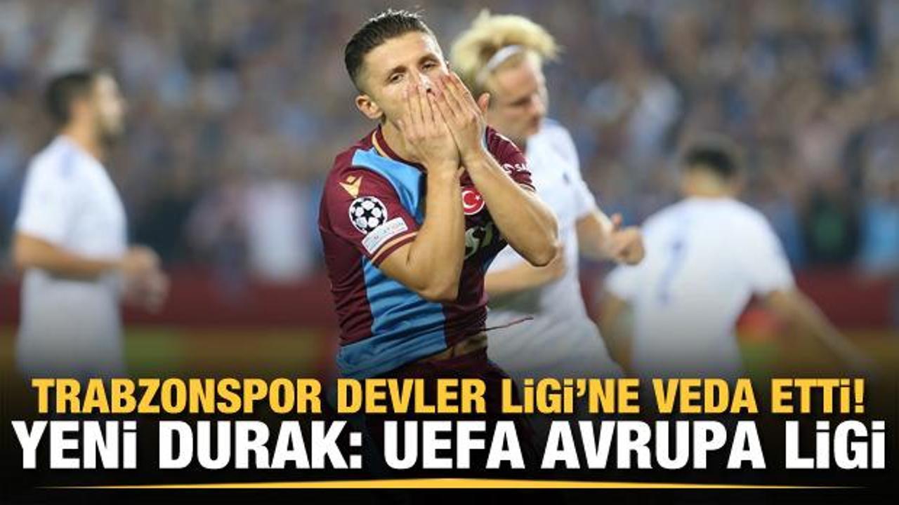 Trabzonspor Devler Ligi'ne veda etti!