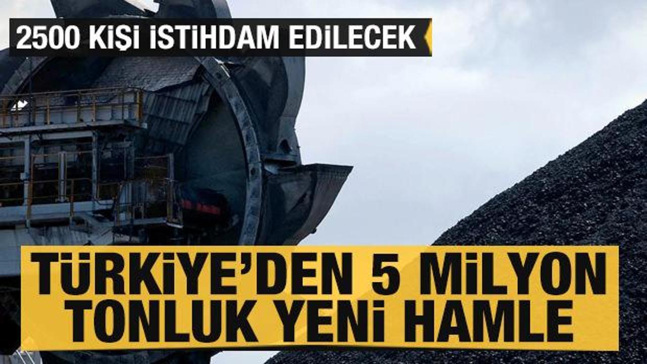 Türkiye'den kara elmas hamlesi! Tam 5 milyon ton: 2500 kişi istihdam edilecek