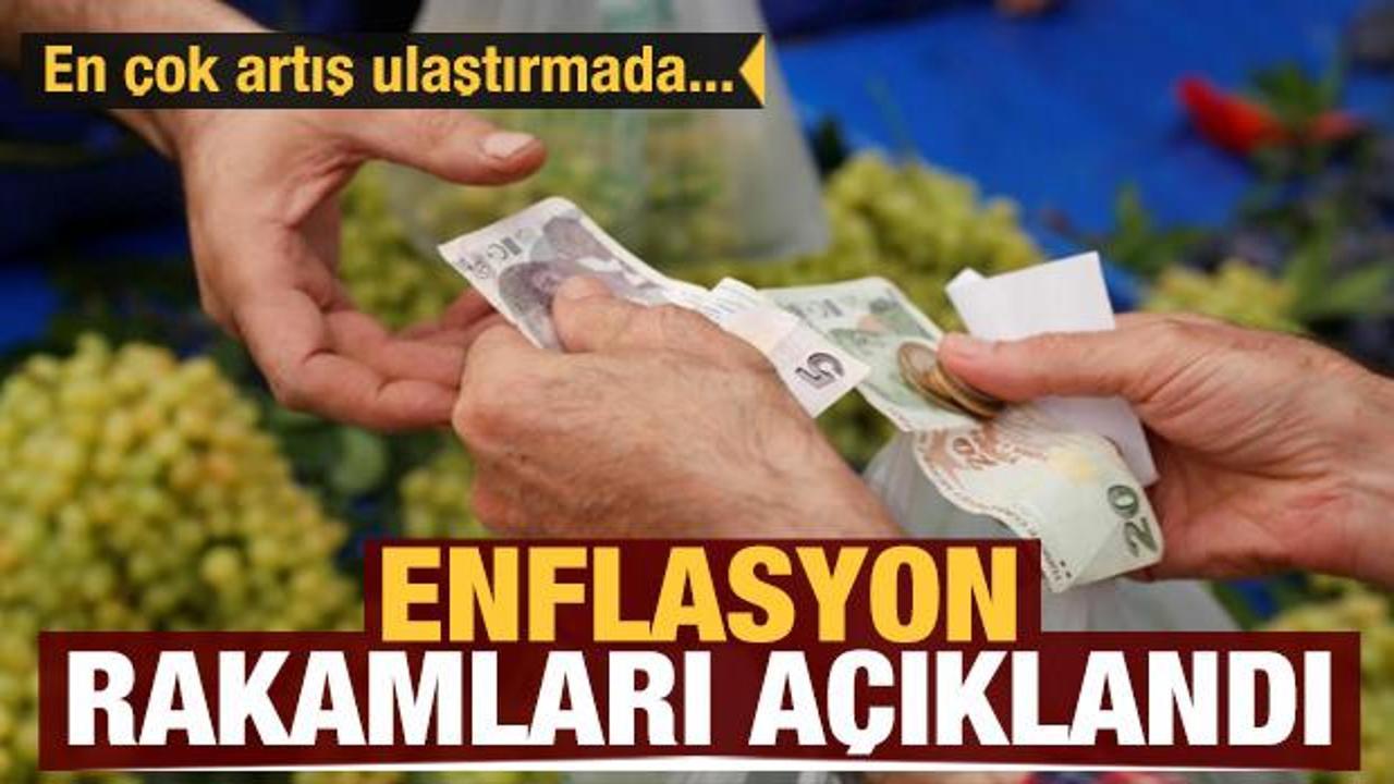 Ağustos ayı enflasyon rakamları a&ccedil;ıklandı