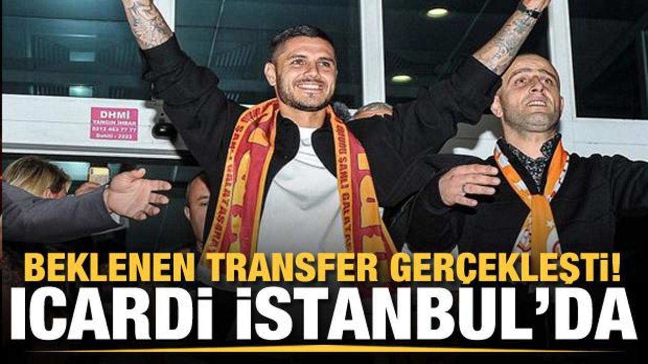 Icardi Galatasaray için İstanbul'da