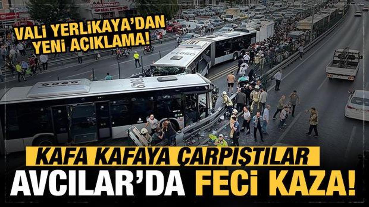 İstanbul Avcılar'da 4 metrobüs çarpıştı: 99 yaralı