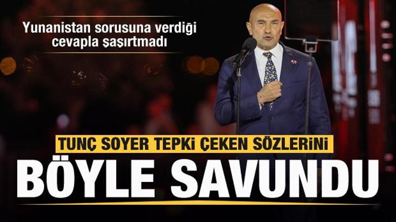 Tunç Soyer tepki çeken sözlerini böyle savundu!