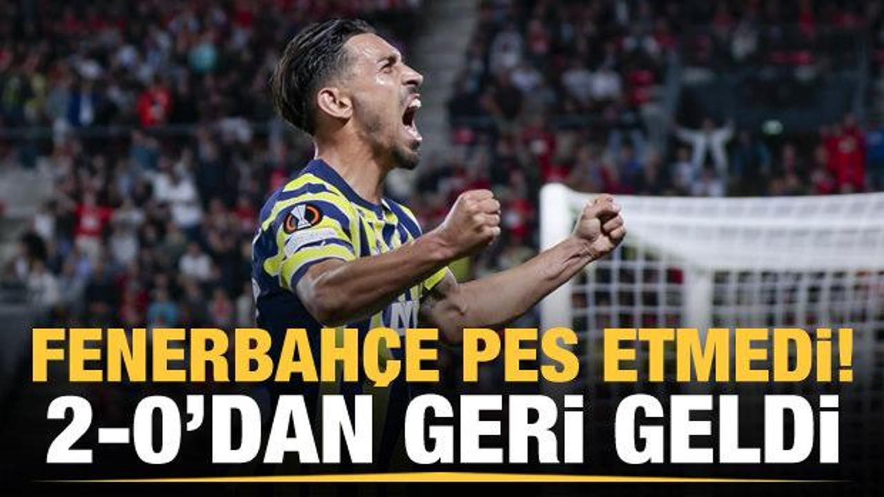 Fenerbahçe, Fransa'da pes etmedi! 2-0'dan geri döndü