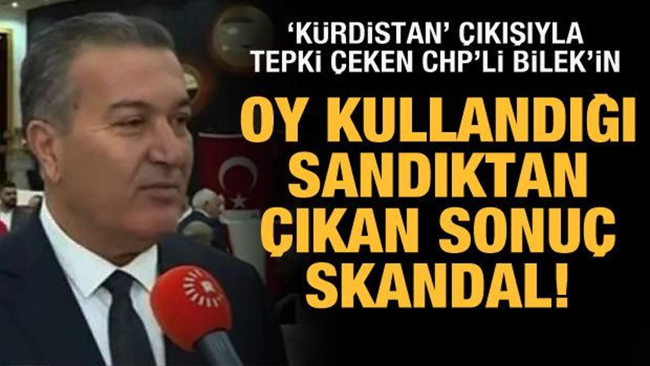'Kürdistan' çıkışıyla gündeme gelen CHP'li Bilek'in HDP'ye oy verdiği