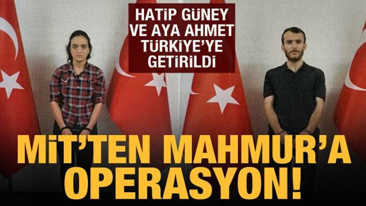 MİT'ten terör örgütü PKK'nın Mahmur Kampı'na operasyon