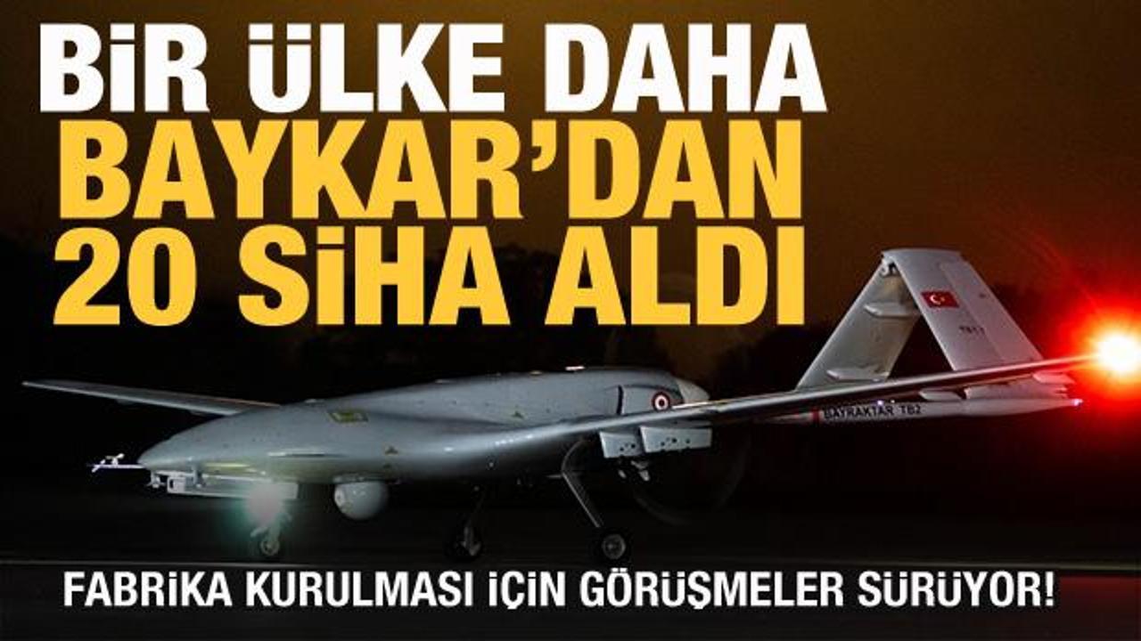 BAE Baykar'ın kapısını &ccedil;aldı! 20 SİHA talep ettiler