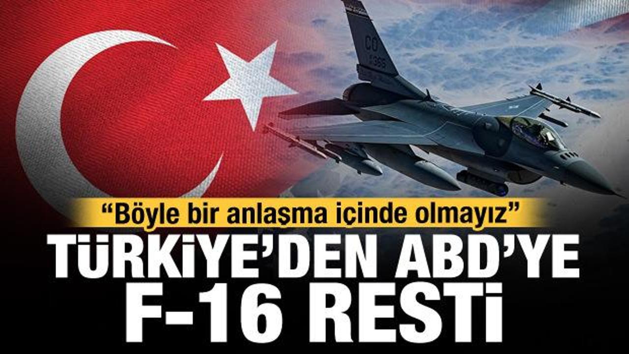 &Ccedil;avuşoğlu'ndan ABD y&ouml;netimine F-16 resti: B&ouml;yle bir anlaşma i&ccedil;inde olmayız