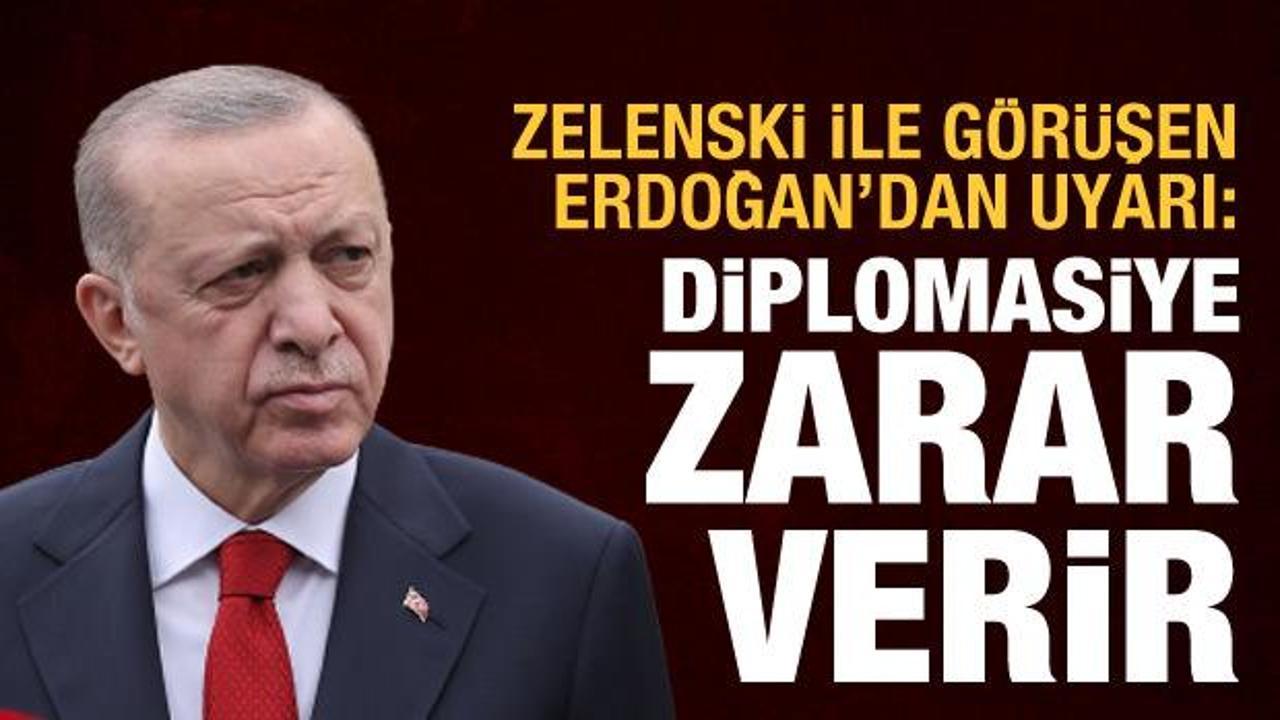 Cumhurbaşkanı Erdoğan, Zelenski ile g&ouml;r&uuml;şt&uuml;: Referandum diplomasiye zarar verir