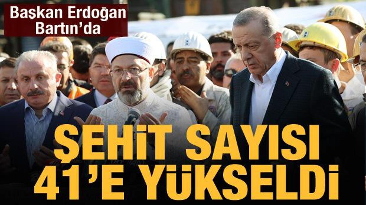 Cumhurbaşkanı Erdoğan Bartın'da açıkladı: Can kaybı 41'e yükseldi