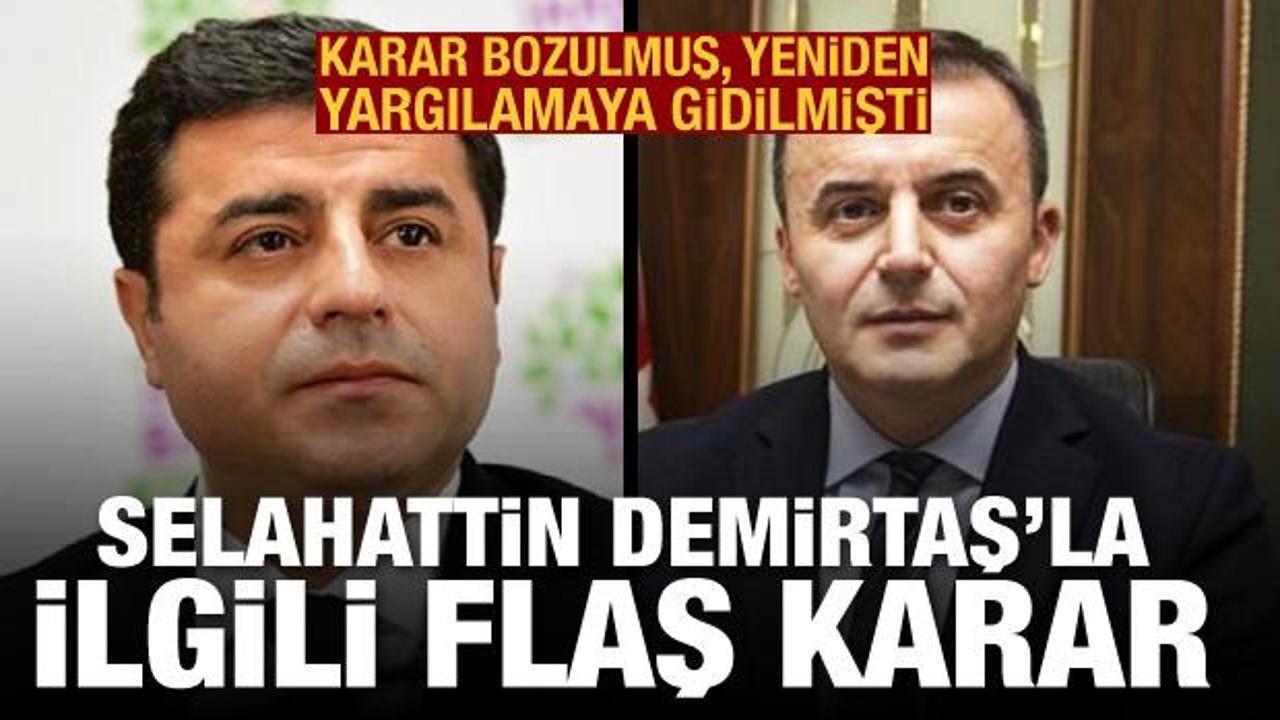 Selahattin Demirtaş'ın yargılandığı "Yüksel Kocaman" davasında karar