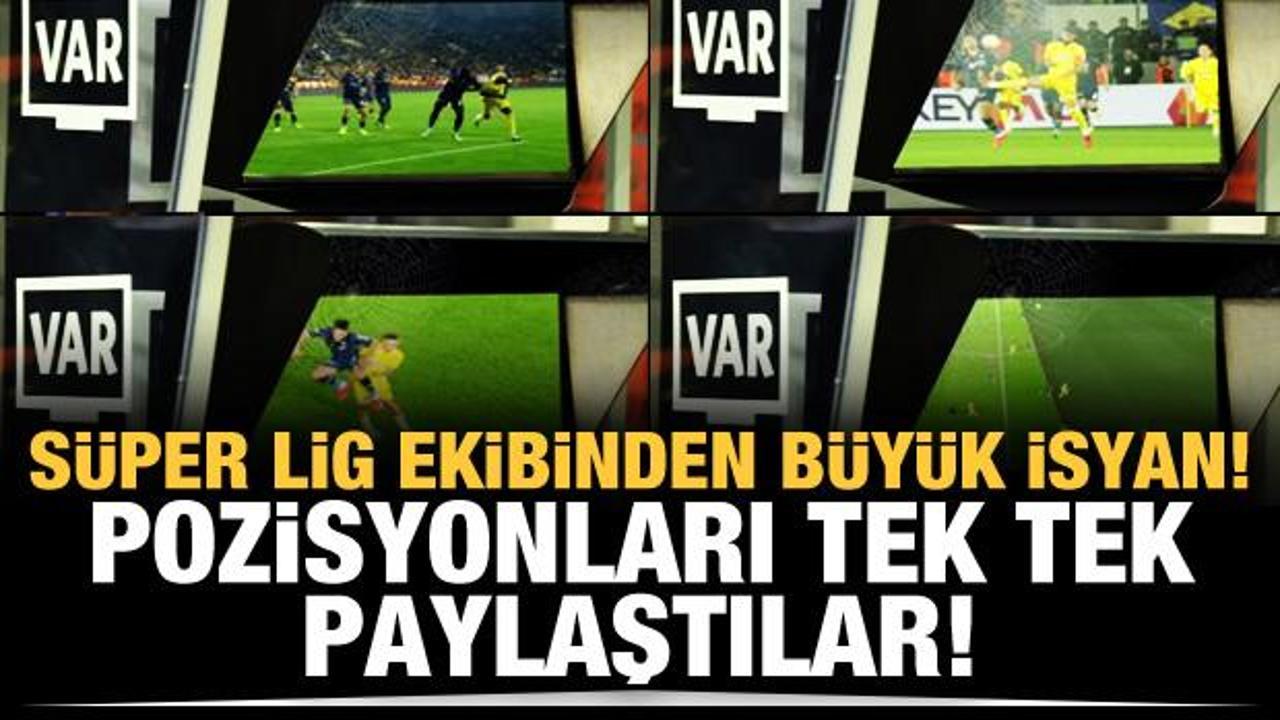Ankarag&uuml;c&uuml; pozisyonları tek tek paylaştı! "VAR mısın? Yoksun!"