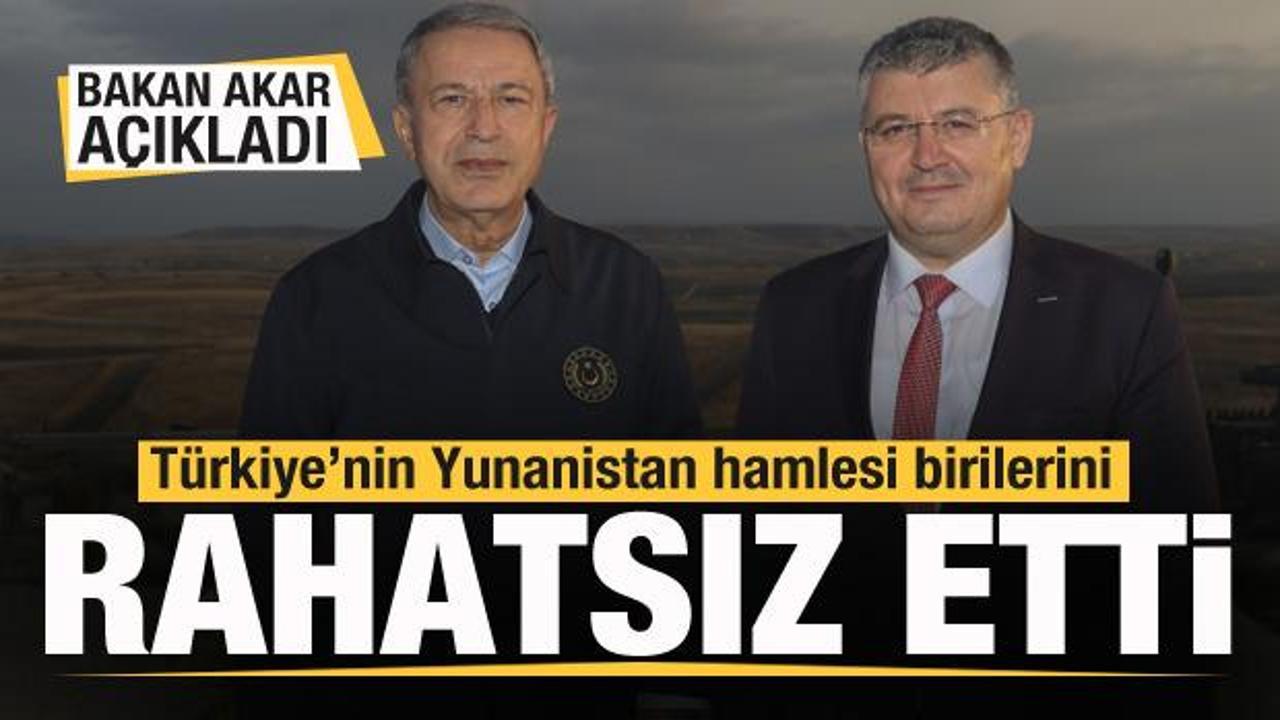 Bakan Akar a&ccedil;ıkladı! T&uuml;rkiye'nin Yunanistan hamlesi birilerini rahatsız etti