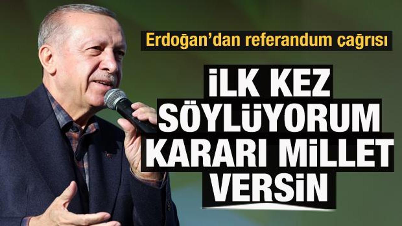 Başkan Erdoğan'dan başörtüsü için referandum çağrısı: Sıkıyorsa gel... - Ekonomi Haberleri EKONOMİ