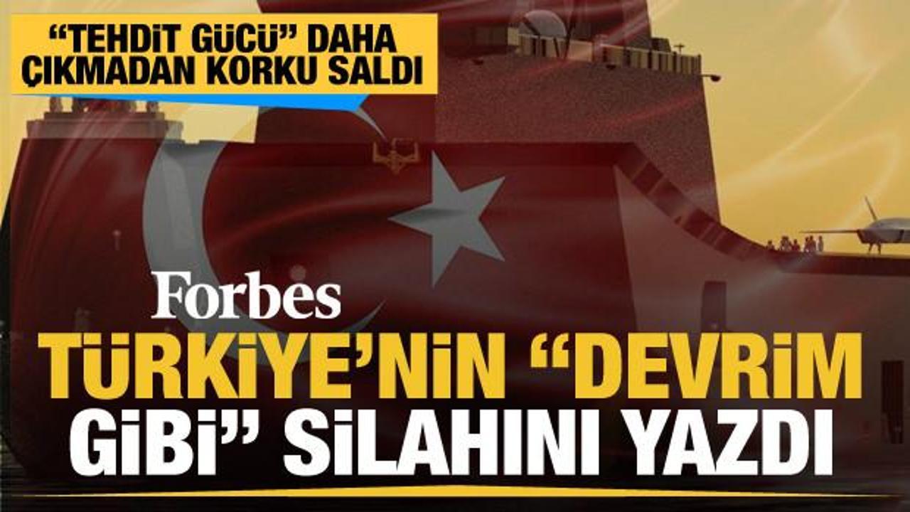 Daha &ccedil;ıkmadan korku saldı... Forbes dergisi T&uuml;rkiye'nin "devrim gibi" silahını yazdı