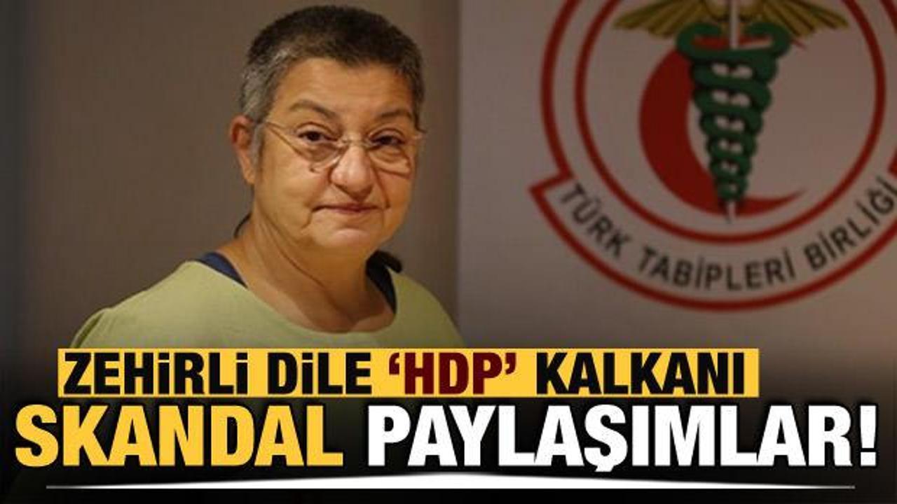 HDP'liler, TSK'ya iftira atan TTB Başkanı Fincancı'ya sahip çıktı!