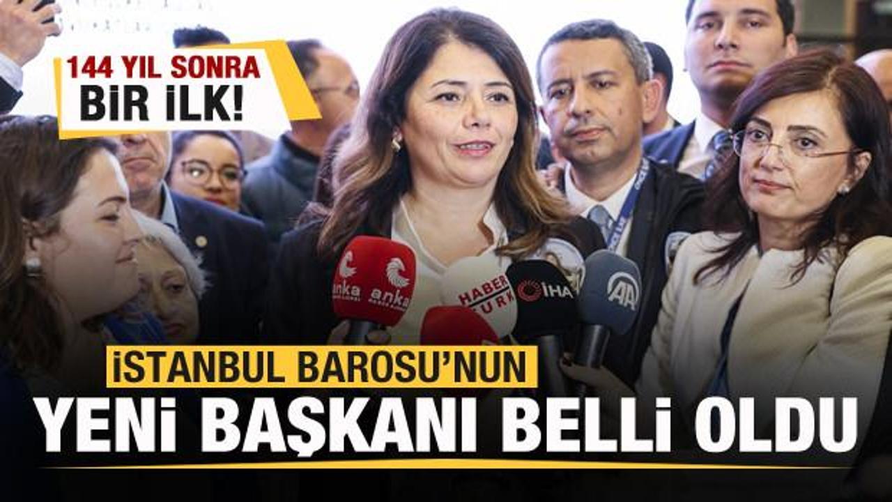 İstanbul Barosu'nun yeni başkanı Filiz Sara&ccedil; oldu! 144 yıl sonra bir ilk