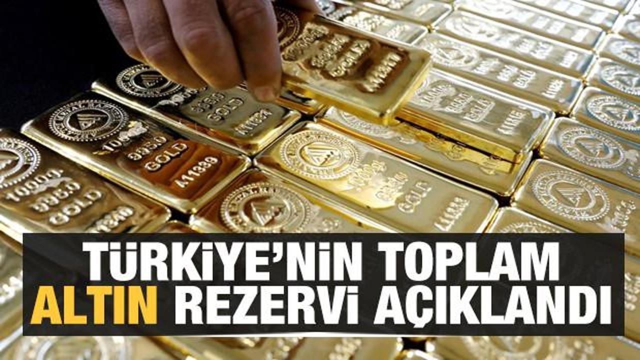 Türkiye'nin altın rezervi açıklandı: Müthiş rakam...
