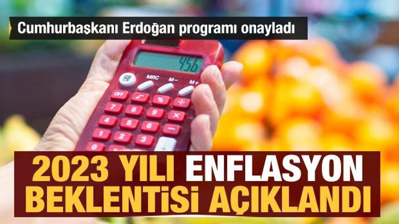 2023 yılı enflasyon beklentisi a&ccedil;ıklandı