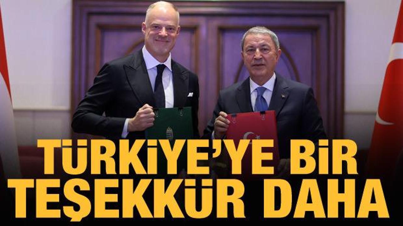 Bakan Akar ile Macar mevkidaşından ortak a&ccedil;ıklama