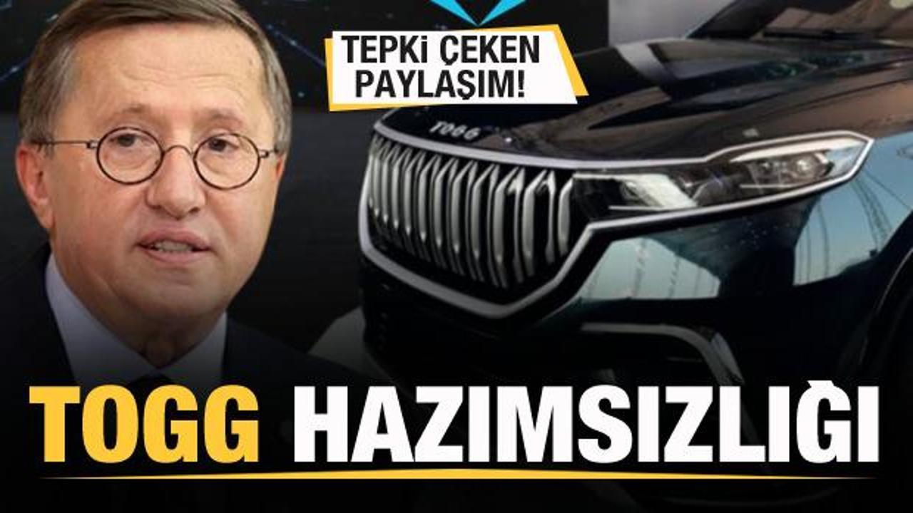 Lütfü Türkkan'ın Togg hazımsızlığı! Tepki çeken paylaşım