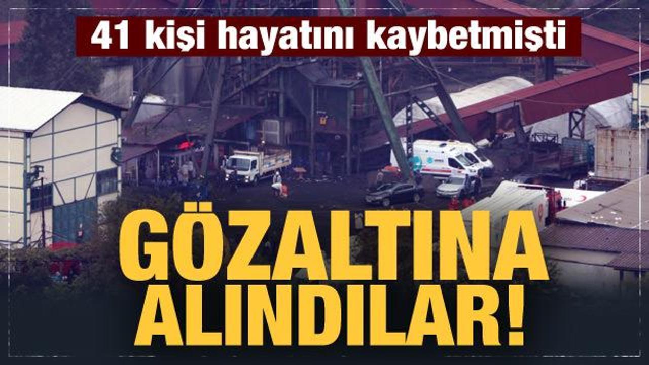 Maden kazasındaki patlamaya ilişkin 25 ş&uuml;pheli g&ouml;zaltına alındı!