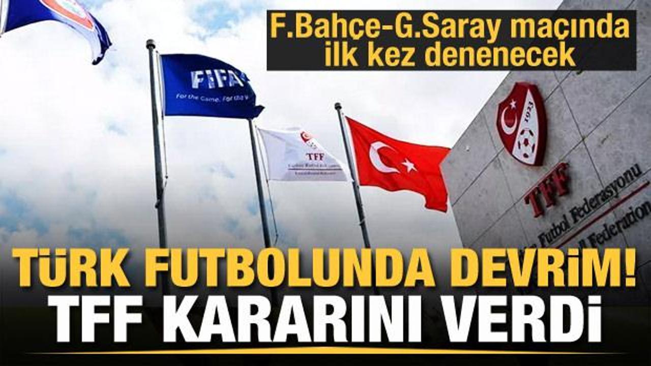 TFF'den yabancı hakem kararı! Fenerbahçe-Galatasaray derbisinde...