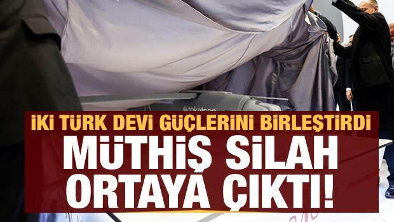 Türk devleri güçlerini birleştirdi müthiş silah ortaya çıktı
