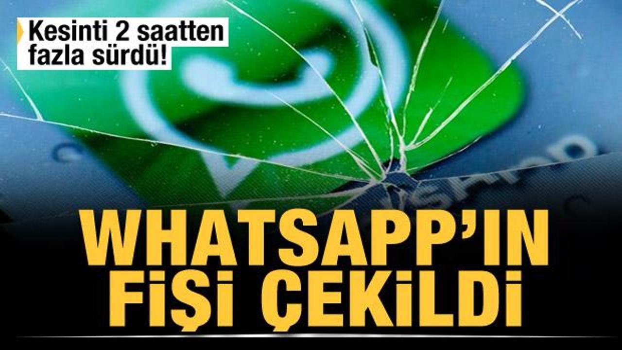 WhatsApp'ta 2 saatten fazla süren erişim sorunu giderildi