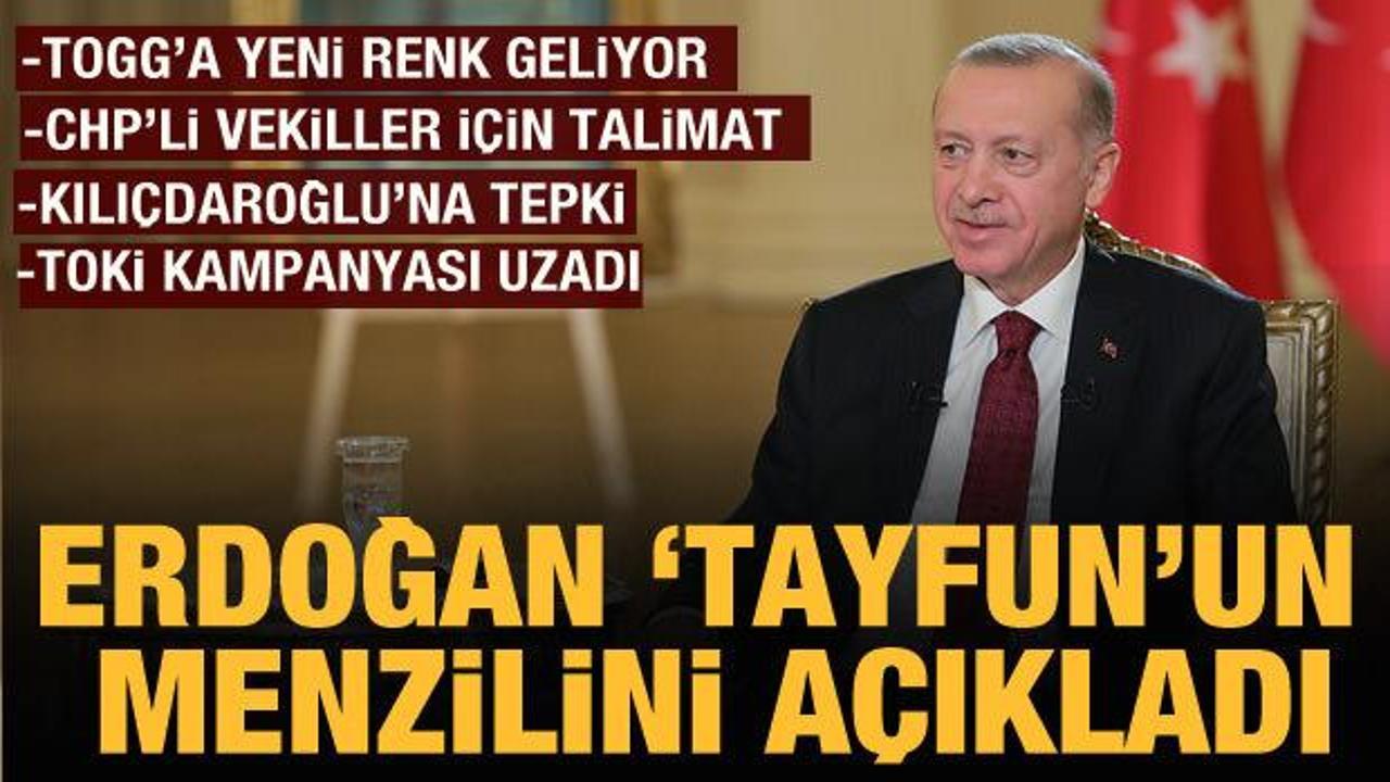 Cumhurbaşkanı Erdoğan, TAYFUN'un menzilini a&ccedil;ıkladı