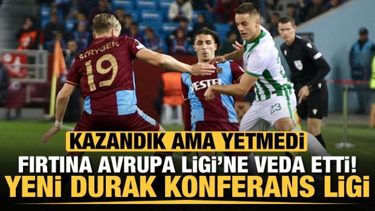 Trabzonspor'da yeni durak Konferans Ligi!