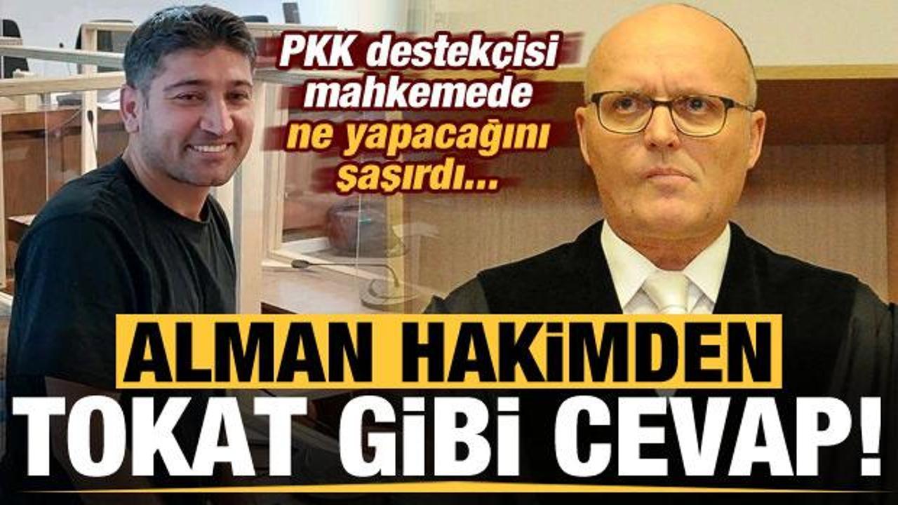 Alman hakimden PKK destek&ccedil;isi Mirza Bilen'e mahkemede tokat gibi s&ouml;zler!
