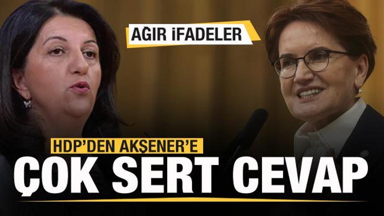 HDP'li Pervin Buldan'dan Meral Akşener'e sert cevap