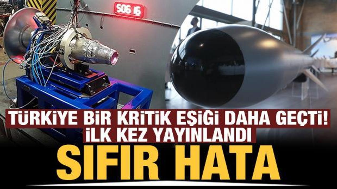 İşte &Ccedil;AKIR F&uuml;zesi'nin rekortmen motoru KTJ-1750&rsquo;nin test g&ouml;r&uuml;nt&uuml;leri