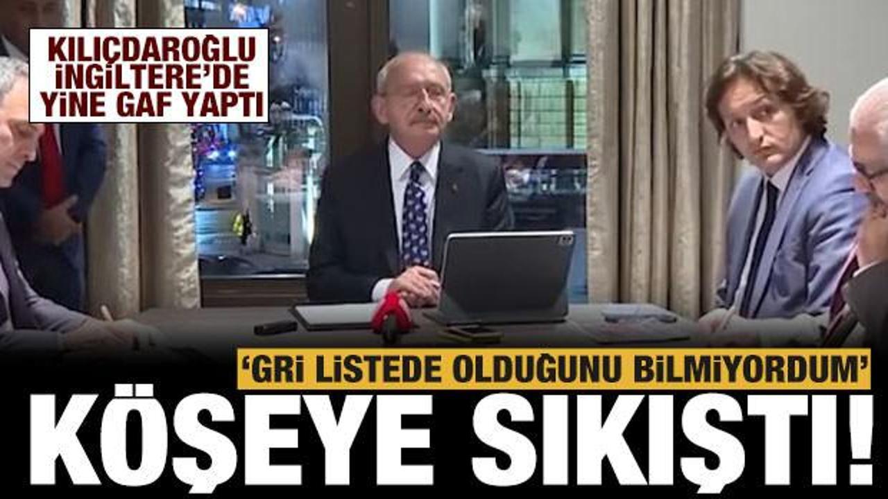 Kılı&ccedil;daroğlu Londra'da k&ouml;şeye sıkıştı: İngiltere'nin gri listede olduğunu bilmiyordum