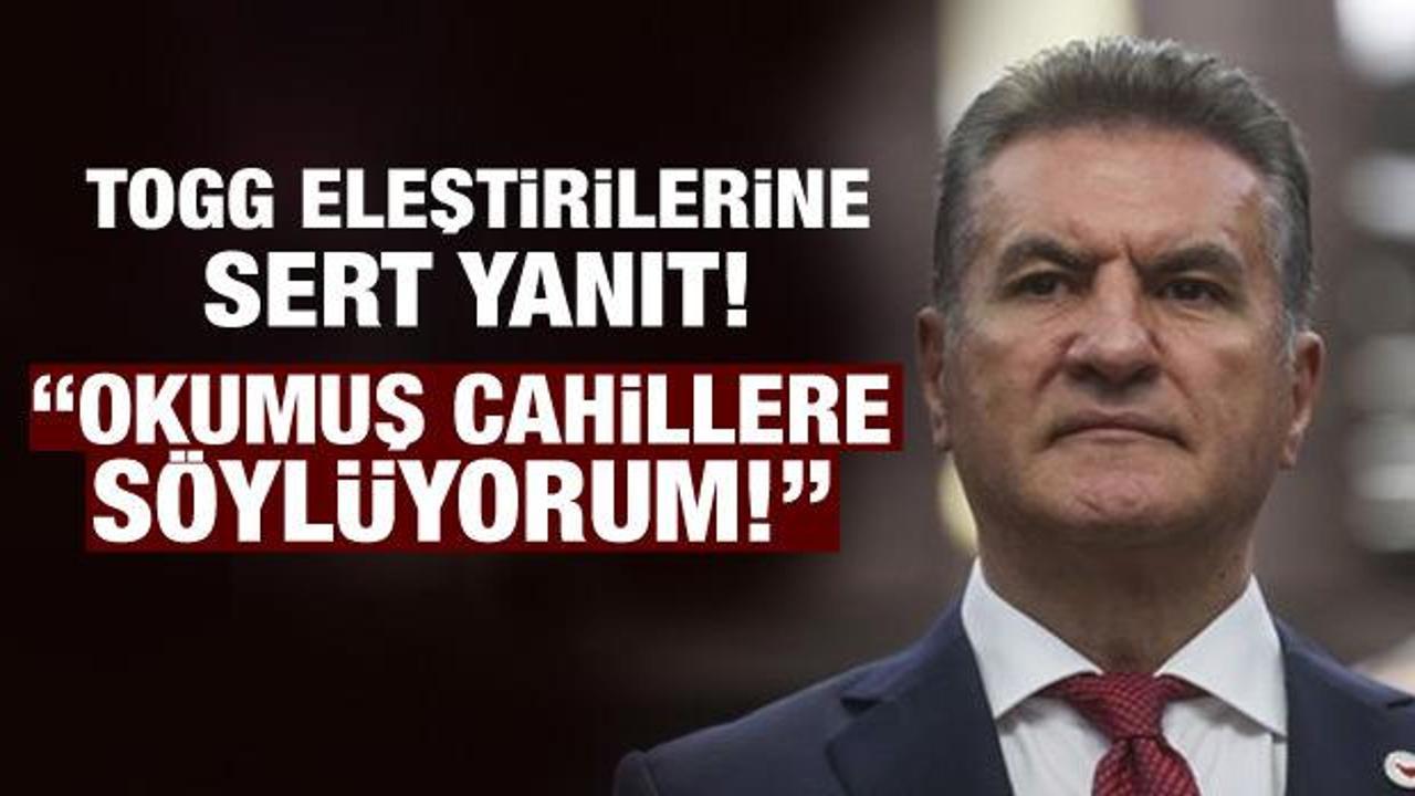 Mustafa Sarıg&uuml;l'den dikkat &ccedil;eken Togg a&ccedil;ıklaması: Okumuş cahillere s&ouml;yl&uuml;yorum!