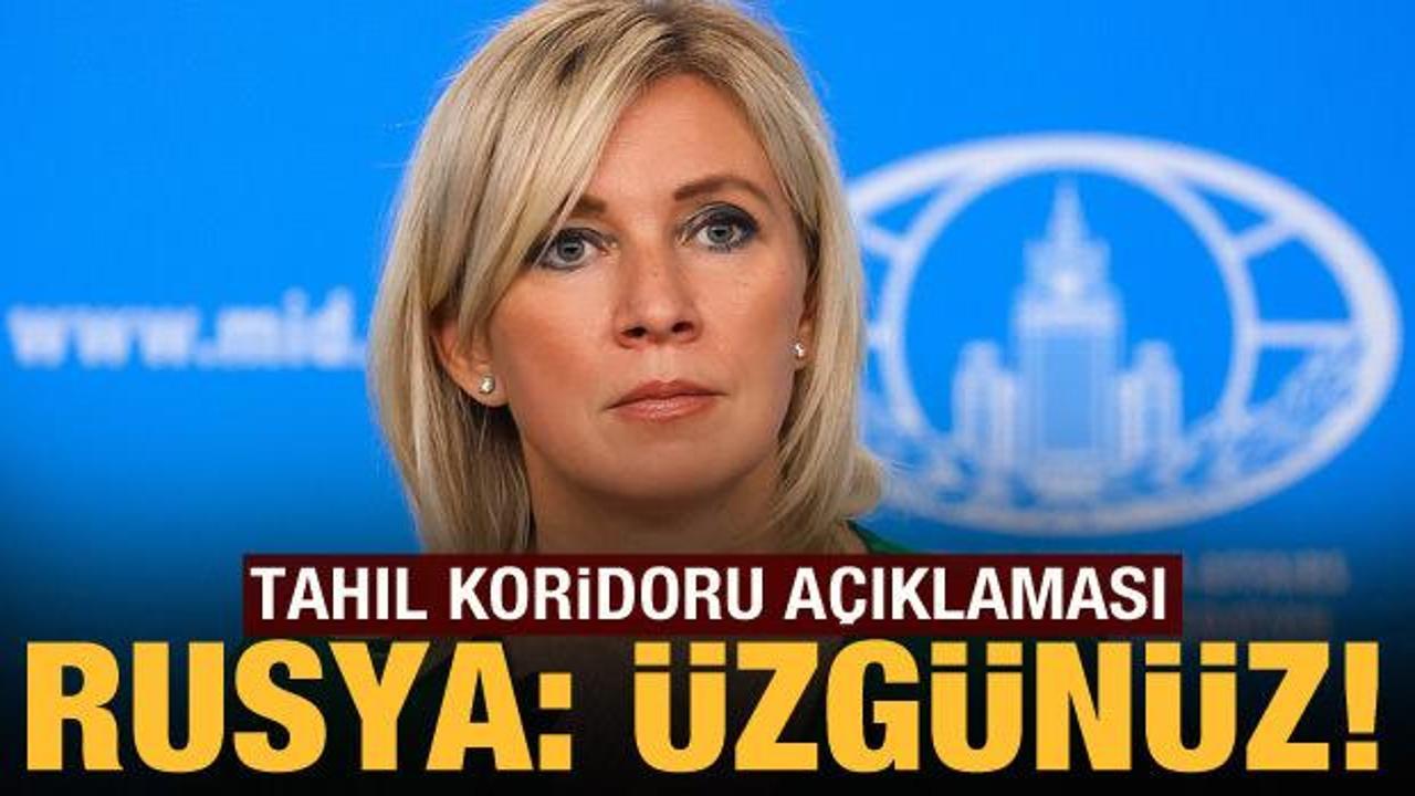 Rusya'dan tahıl koridoru açıklaması: Üzgünüz!